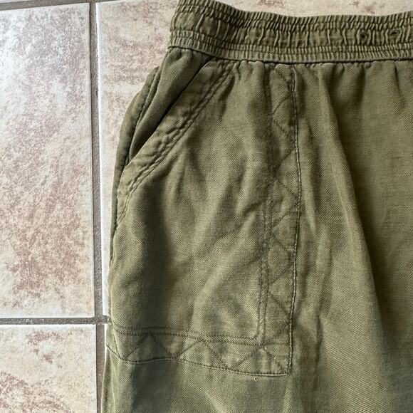 Anthropologie Pilcro‎ Lea Utility Mini Skirt Military Olive Green Size Small - Picture 11 of 12